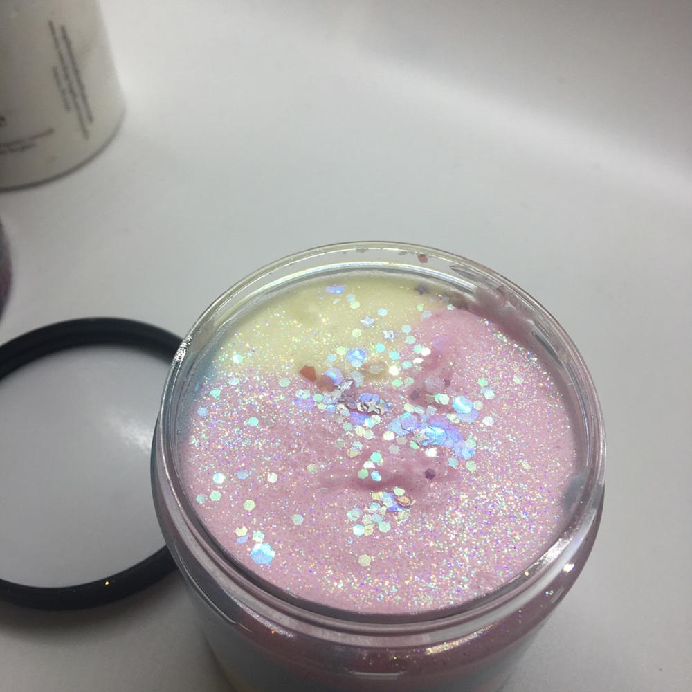 Homemade whipped sugar scrub